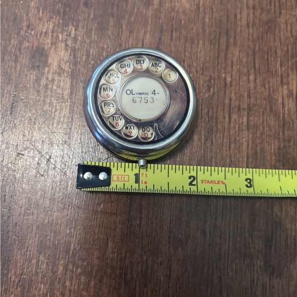 Vintage Pillbox Rotary Telephone Dial Theme Olympic Phone‎ - Picture 2 of 4